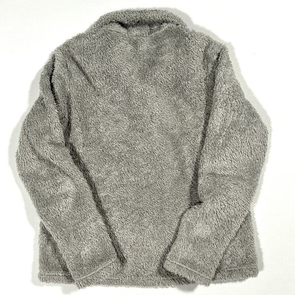 Patagonia Women’s Los Gatos Sherpa Fleece Cozy Pullover Gorpcore Gray Large - Picture 2 of 6